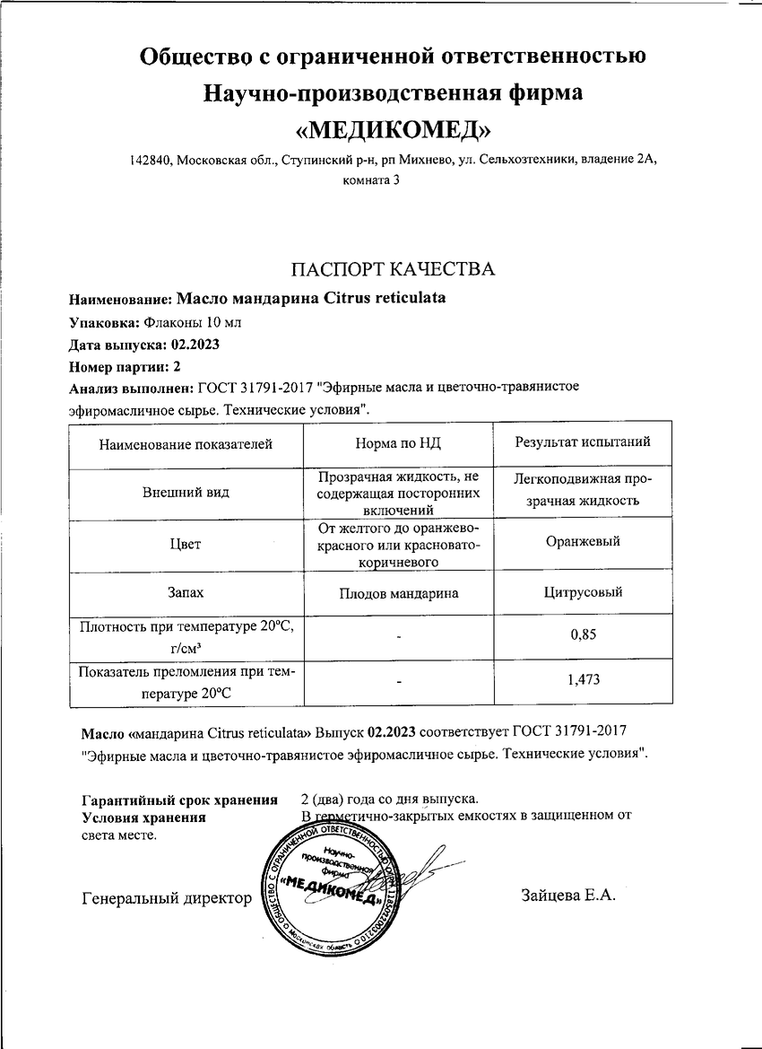 Паспорт №022023